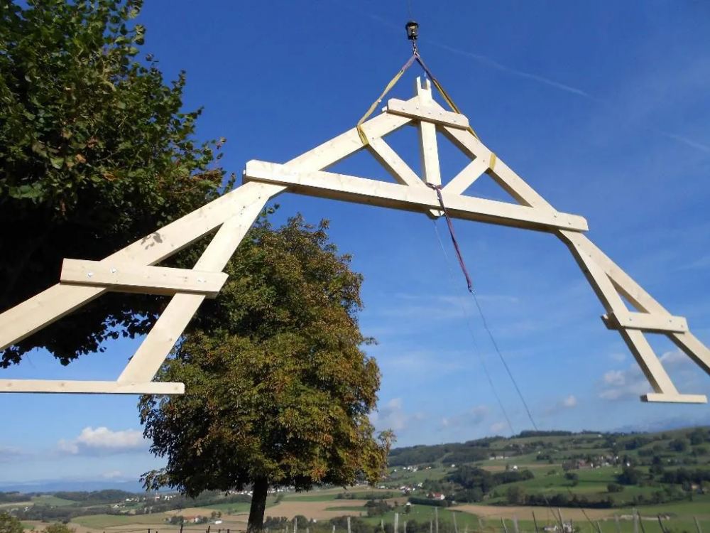 Charpentes bois à Saint-Quentin-sur-Isère